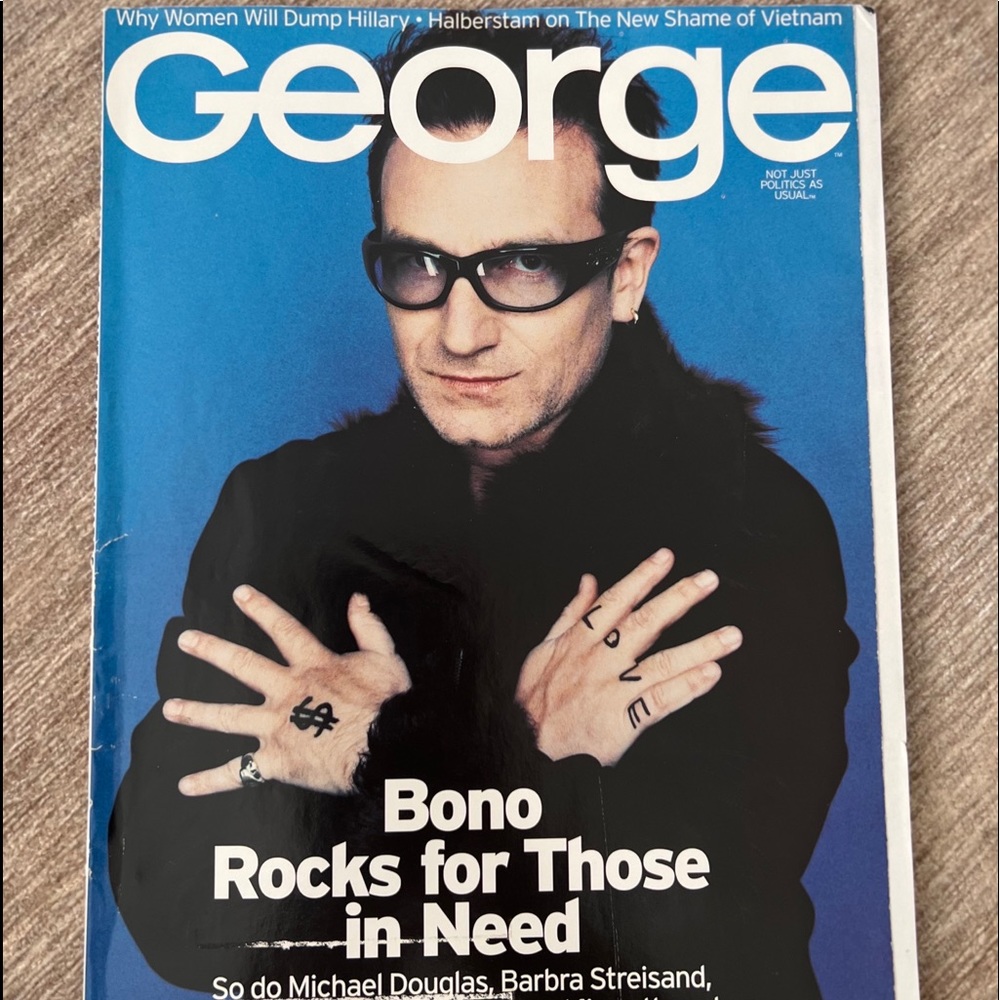 George Magazine - Bono in 2000
